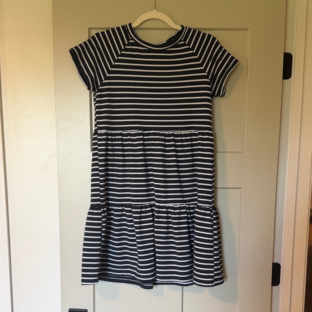 Fever Navy and White Striped Mini Dress